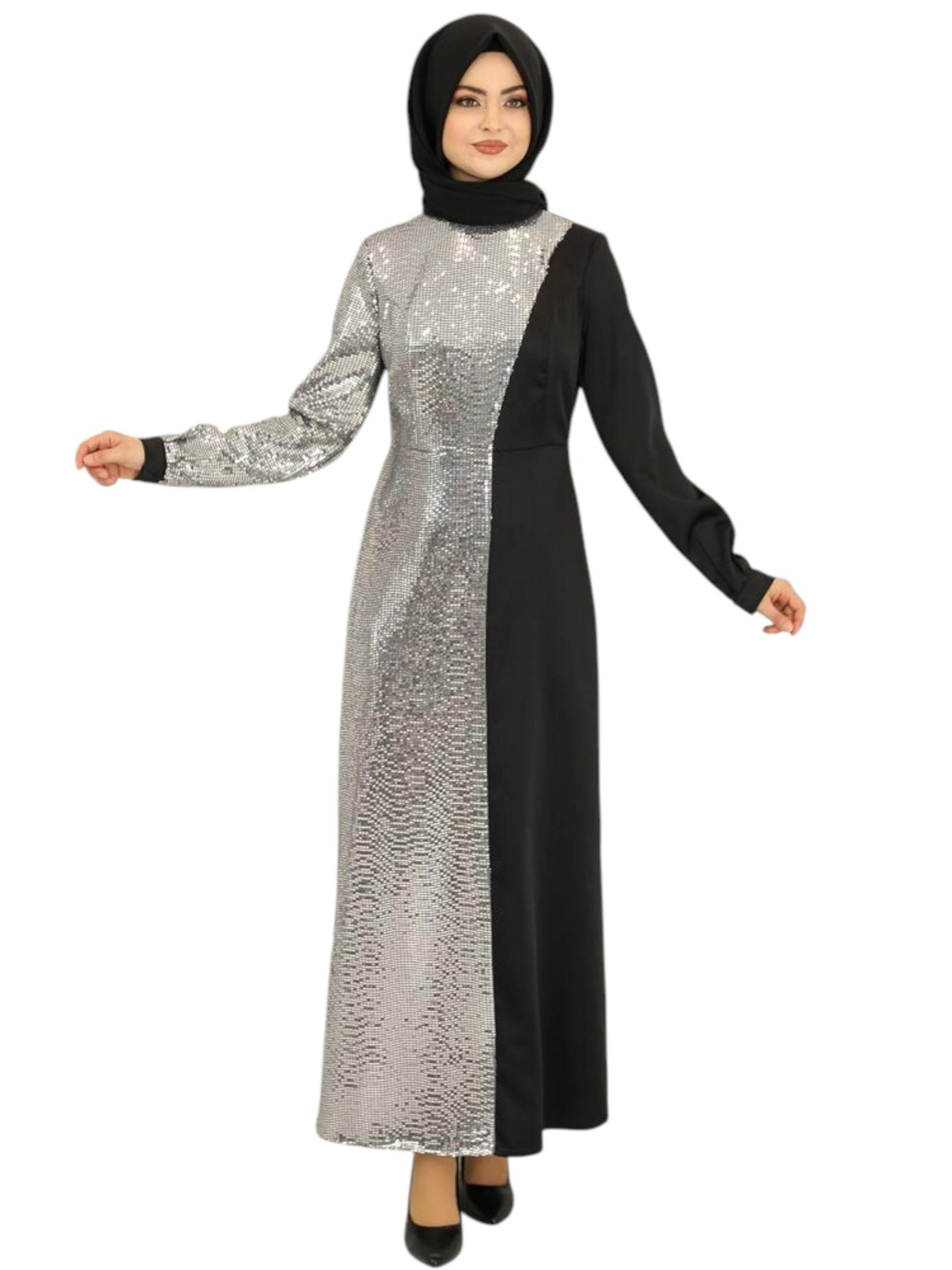 fashionshowcase - Vestido de noche 'Firuze' en negro