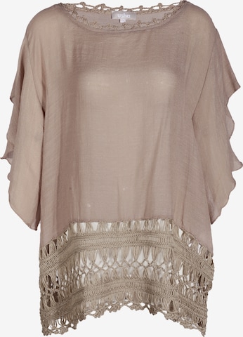 Usha Shirt in Beige: voorkant