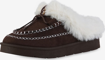 Van Hill Huisschoenen 'Olivia' in Bruin: voorkant