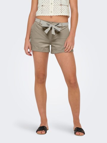 ONLY Regular Pants 'ONLBiana' in Grey: front