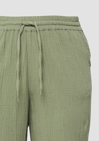 Wide Leg Pantalon QS en vert