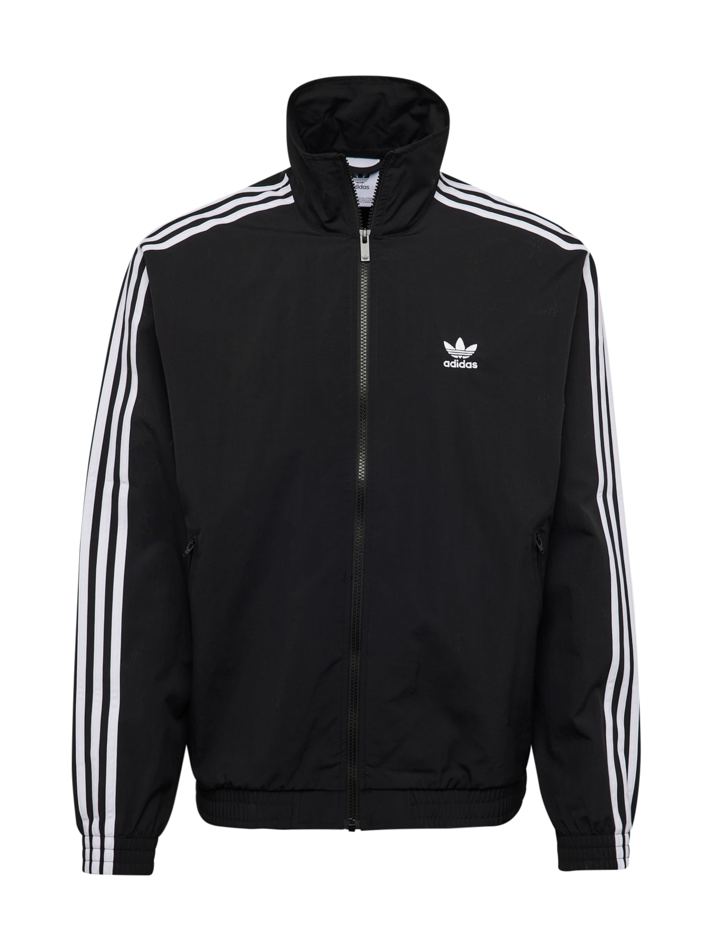 ADIDAS ORIGINALS Jacke 'Adicolor Firebird' in Schwarz: Vorderseite