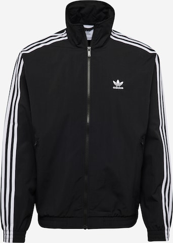 Veste mi-saison 'Adicolor Firebird' ADIDAS ORIGINALS en noir : devant