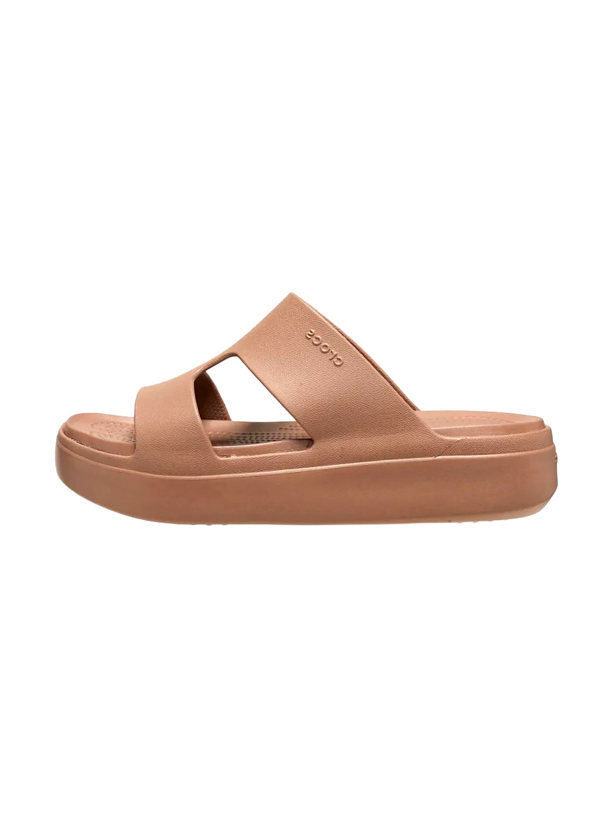 Sandales Crocs en marron : devant