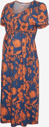 MAMALICIOUS Kleid 'Ebbie Tess' in navy / orange, Produktansicht