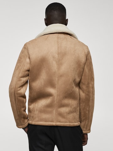 MANGO MANPrijelazna jakna 'Martin' - smeđa boja
