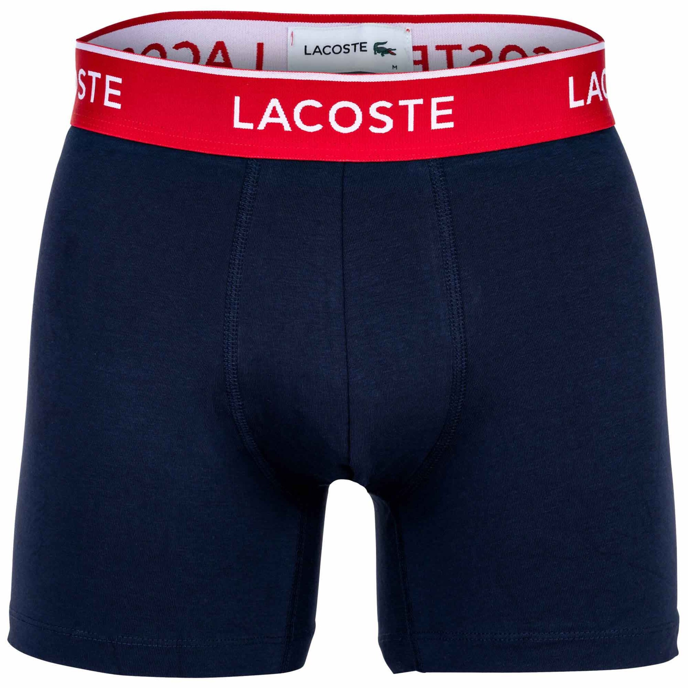 LACOSTE - Calzoncillo boxer en negro