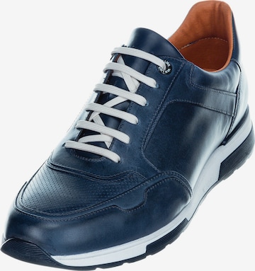 VANLIER Athletic Lace-Up Shoes ' Positano ' in Blue: front