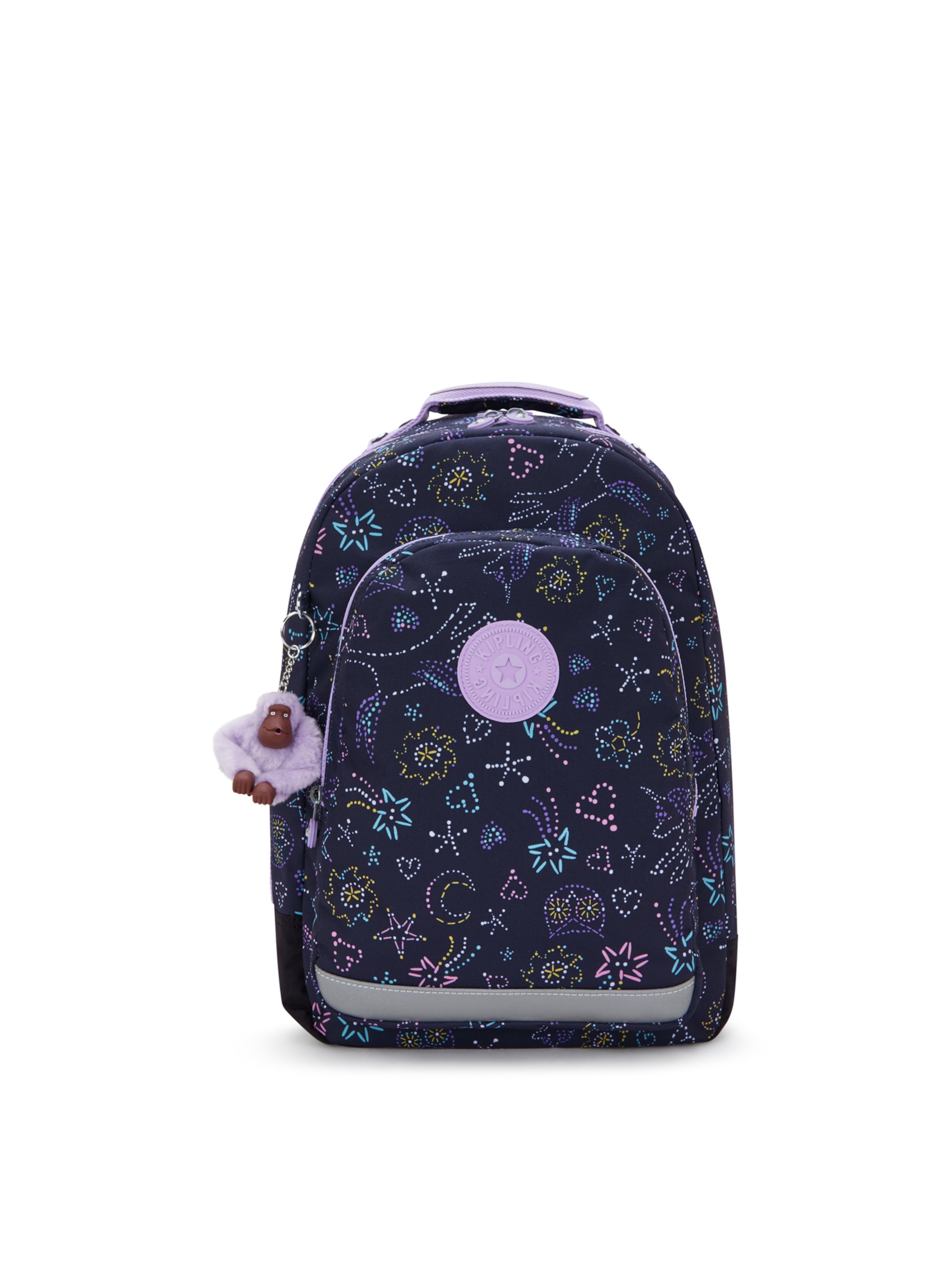 KIPLING Hátizsák 'Class Room' - kék: elől