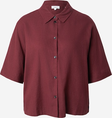 s.Oliver - Blusa em vermelho: frente
