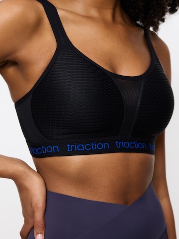 TRIUMPH - Soutien de tecido Soutien de desporto 'Triaction Energy Lite' em preto