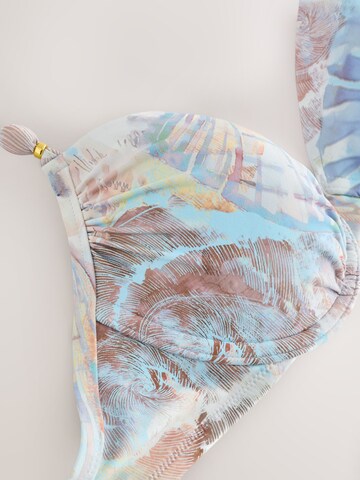 Next T-shirt Bikini top in Blue