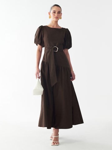Willa Kleid 'Elona' in Braun