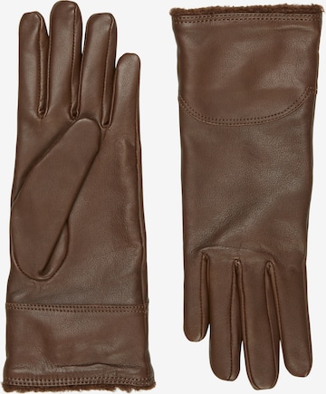 Marc O'Polo Full Finger Gloves in Brown: front