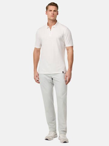 Boggi Milano Slimfit Chino kalhoty 'B-Tech' – bílá