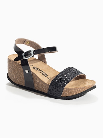 Sandales 'RUDY' Bayton en noir