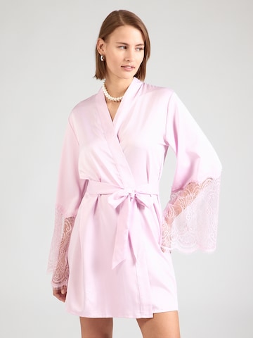 HunkemöllerKućni ogrtač - roza boja: prednji dio