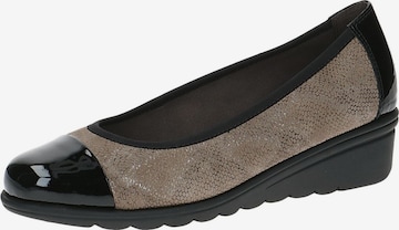 CAPRICE Ballet Flats in Beige: front