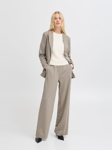 b.young Regular Broek ' BYROWAN WIDE PANTS 2 - ' in Beige