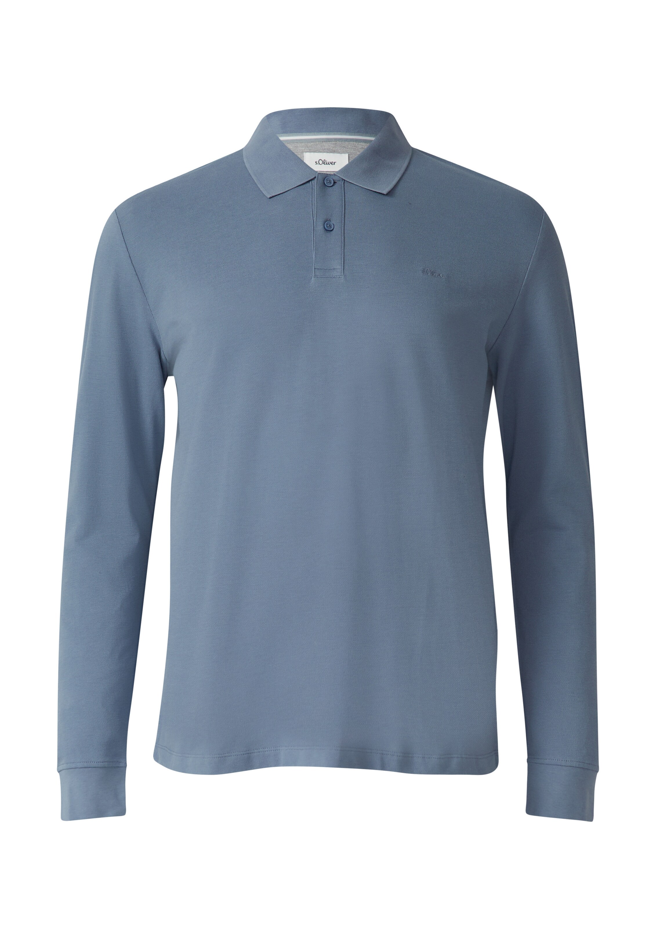 s.Oliver Men Big Sizes Poloshirt in Blau: Vorderseite