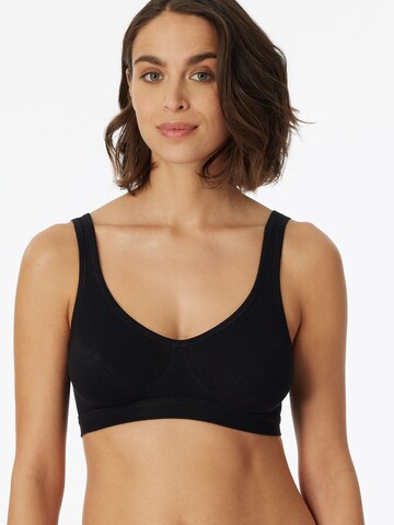SCHIESSER T-Shirt BH in Schwarz