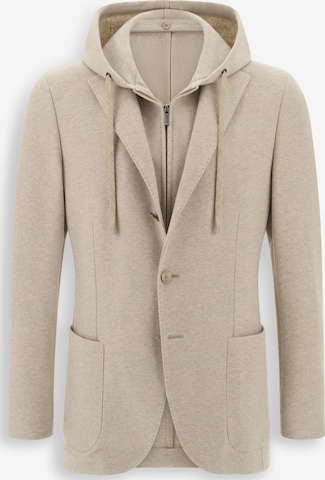 Coupe regular Veste de costume Boggi Milano en beige : devant