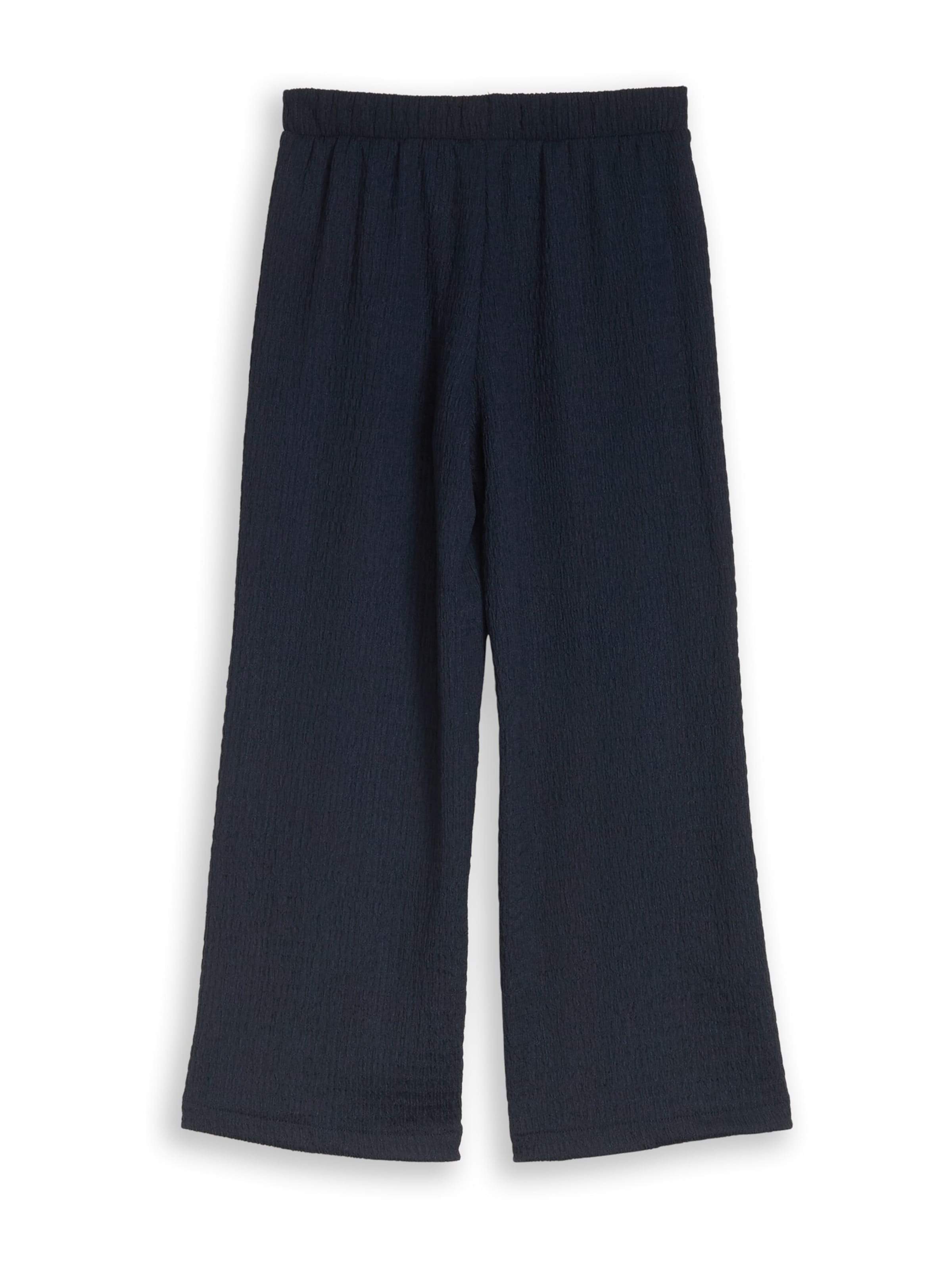 TOM TAILOR Wide leg Broek in Blauw