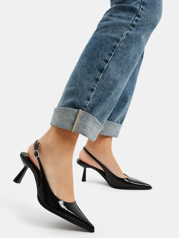 Bershka Slingback pumps i svart