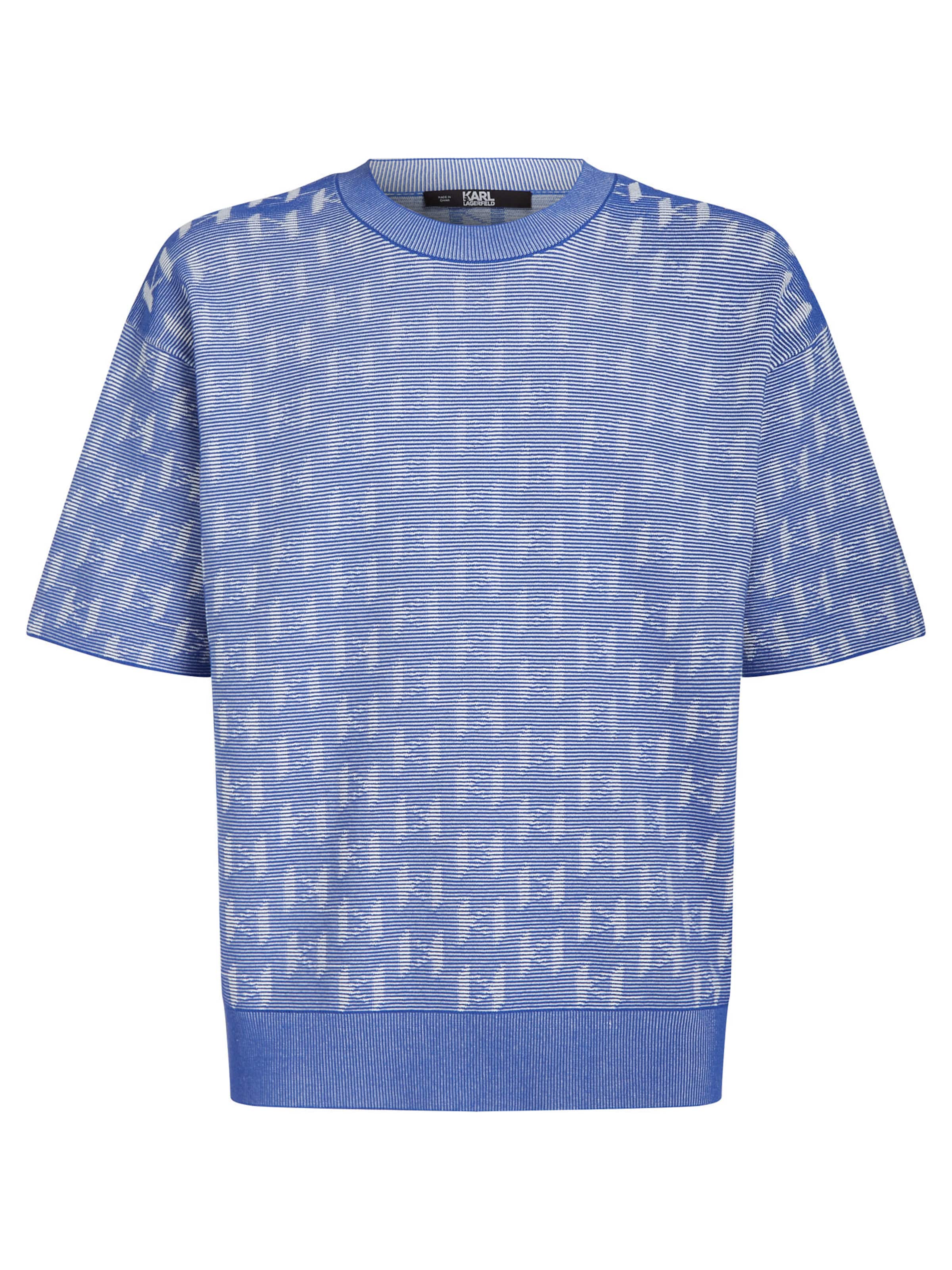 Karl Lagerfeld Свитер 'Ikonik' в Синий: спереди