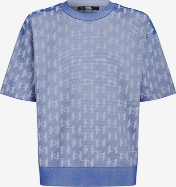 Karl Lagerfeld Sweater 'Ikonik' in Blue: front