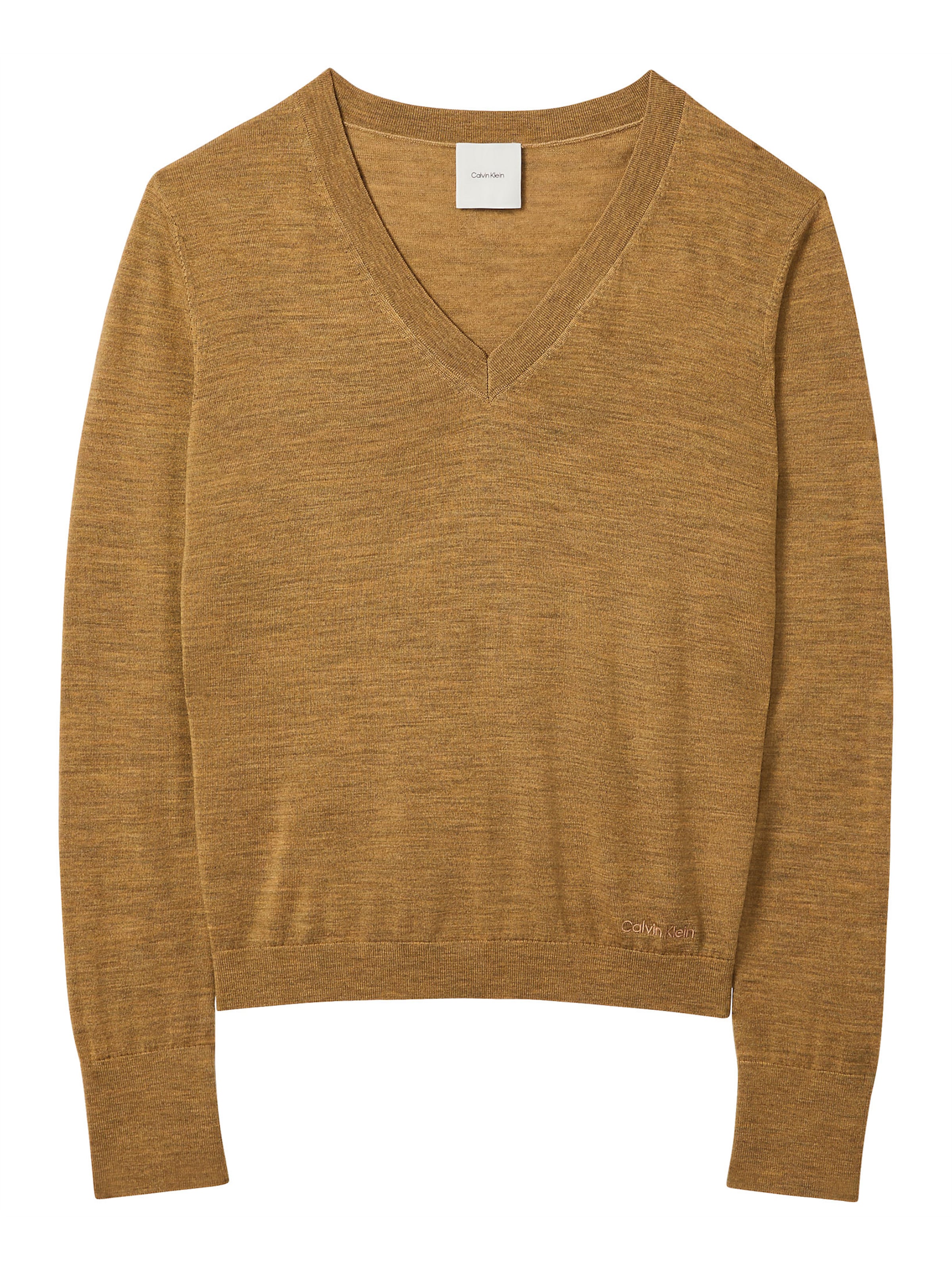 Calvin Klein Trui in Geel: voorkant