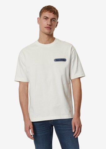 T-Shirt Marc O'Polo en blanc : devant