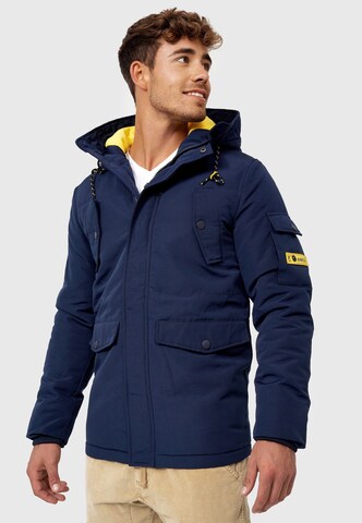 INDICODE JEANS Tussenparka 'Ocala' in Blauw