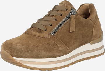 GABOR Sneakers laag in Bruin: voorkant