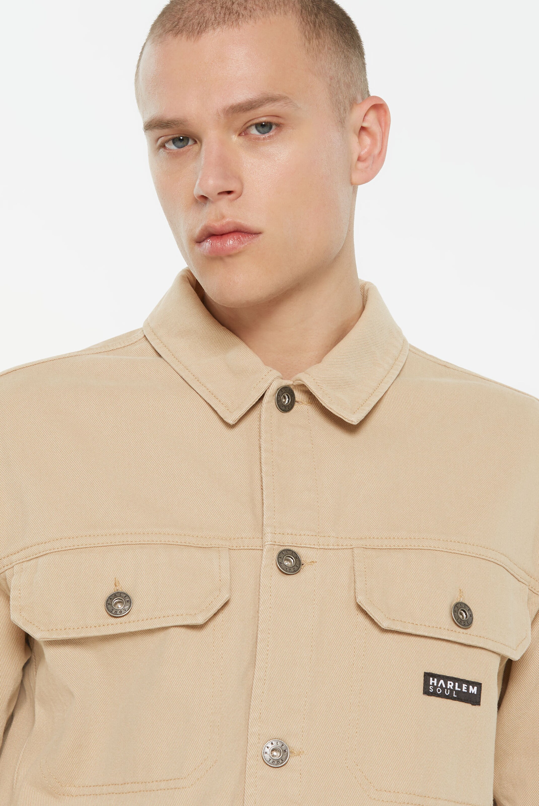 Harlem Soul Between-Season Jacket in Beige