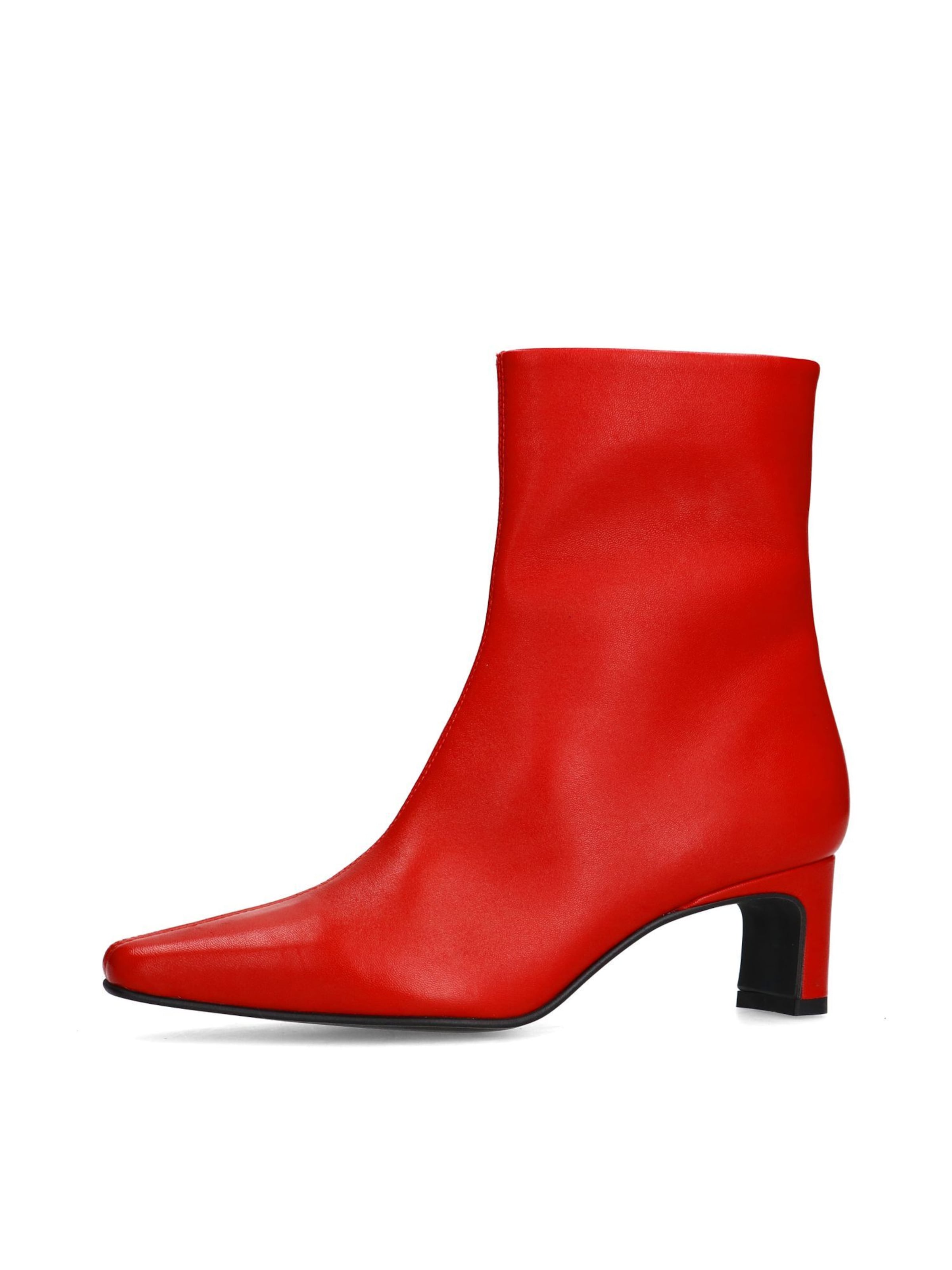 MANFIELD Stiefelette in rot, Produktansicht