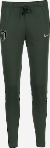 NIKE Workout Pants 'Atletico Madrid' in Green: front