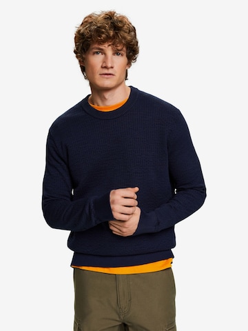 Pull-over ESPRIT en bleu : devant