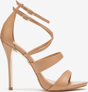 Kazar Strap Sandals in Beige