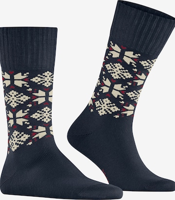 ESPRIT Socks 'Winter Star' in Blue: front