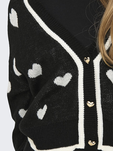 JDY Knit cardigan 'Romance' in Black