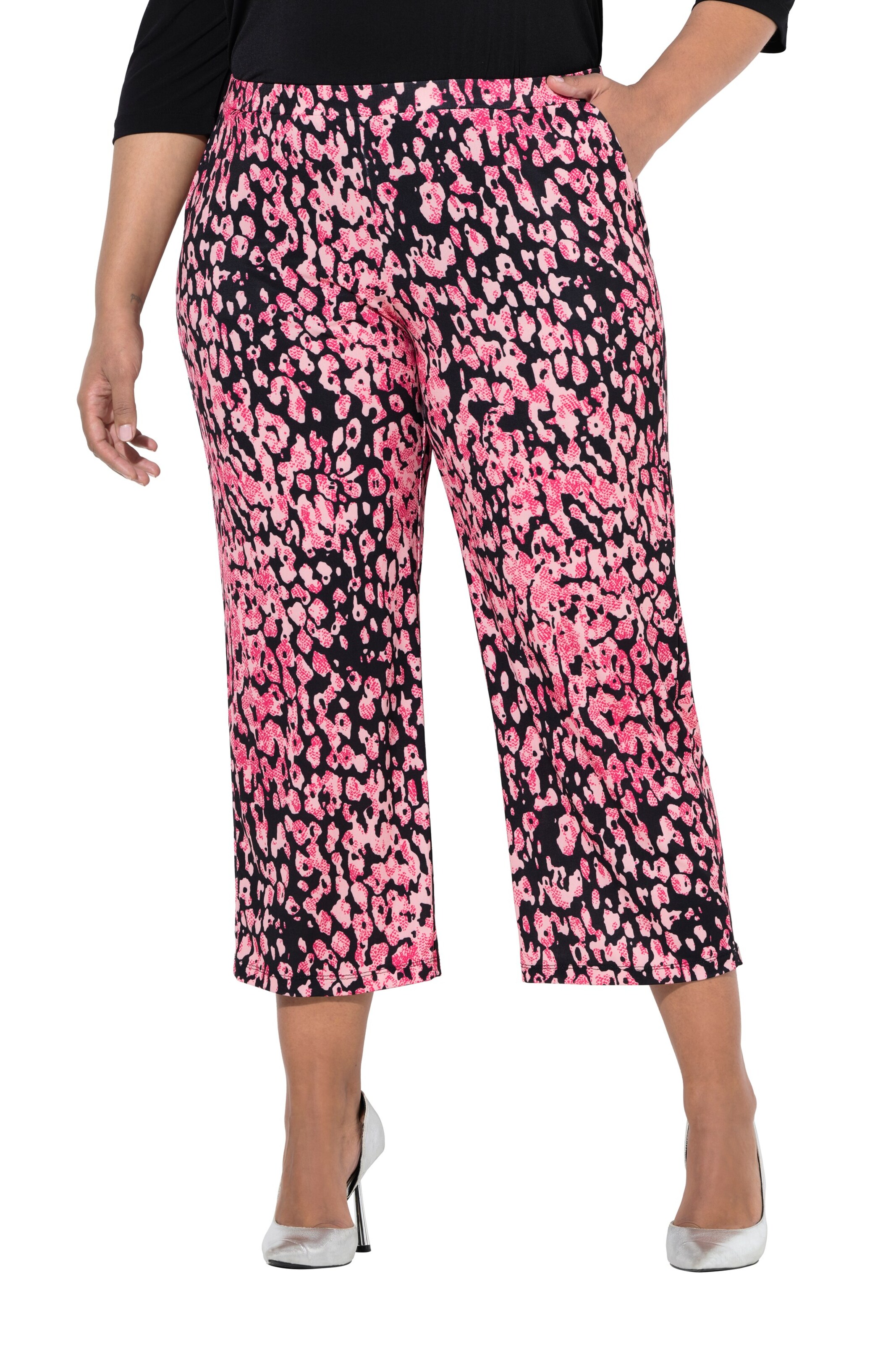 Ulla Popken Regular Hose in Pink: Vorderseite