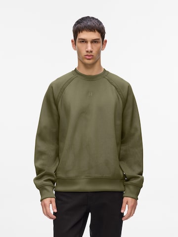 Karl Lagerfeld Sweatshirt i grön: framsida