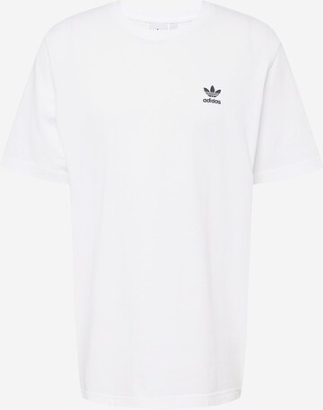 T-Shirt 'Adicolor Classics Back+Front Trefoil Boxy' ADIDAS ORIGINALS en blanc : devant