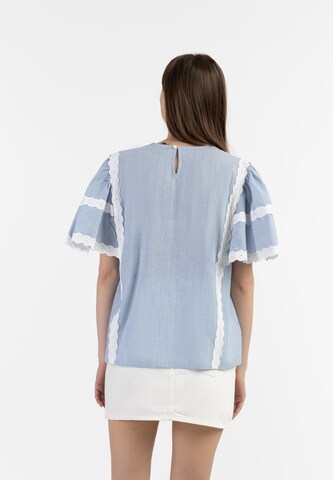 DreiMaster Vintage Blouse in Blue