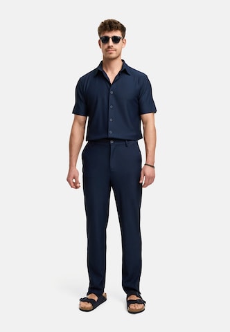 INDICODE JEANS Regular Broek 'Amogust' in Blauw