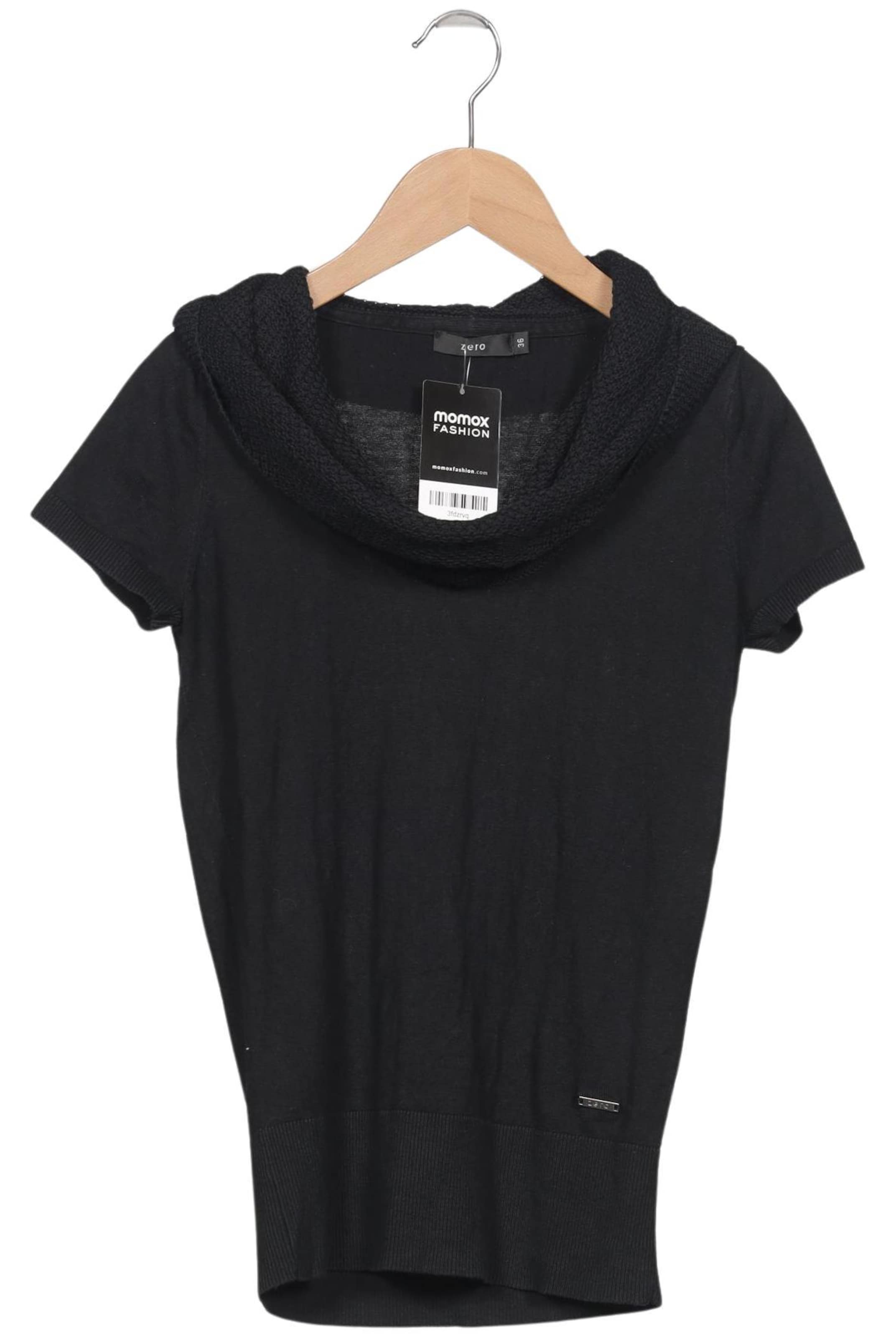 zero Pullover S in Schwarz: Vorderseite