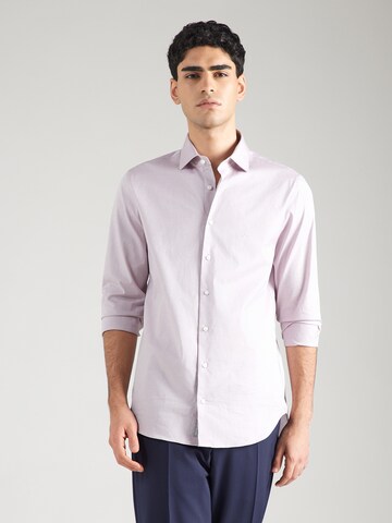 Michael Kors Slim fit Πουκάμισο σε λιλά: μπροστά