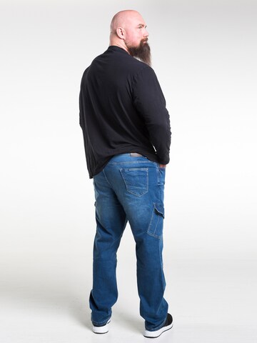 Mill&Tailor Regular Jeans ' 6 Pocket Cargo Style ' in Blue