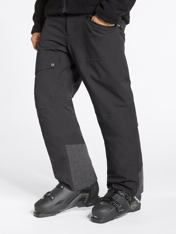 ZIENER Regular Workout Pants 'TIFFIN' in Black